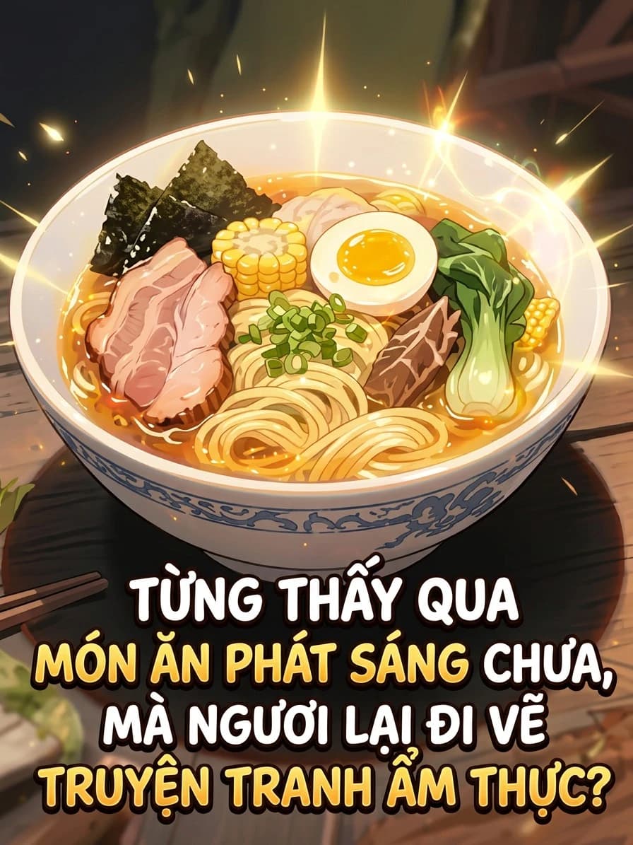 Từng Thấy Qua Món Ăn Phát Sáng Chưa, Mà Ngươi Lại Đi Vẽ Truyện Tranh Ẩm Thực?