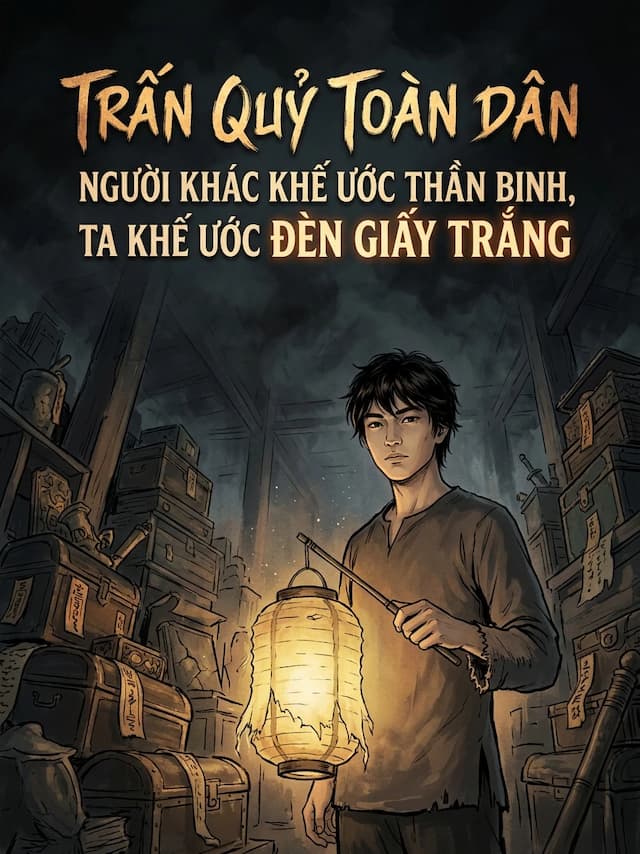 Trấn Quỷ Toàn Dân: Người Khác Khế Ước Thần Binh, Ta Khế Ước Đèn Giấy Trắng