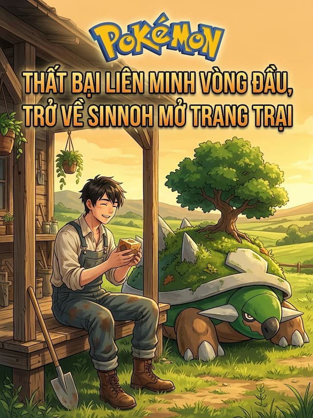 Pokémon: Thất Bại Liên Minh Vòng Đầu, Trở Về Sinnoh Mở Trang Trại