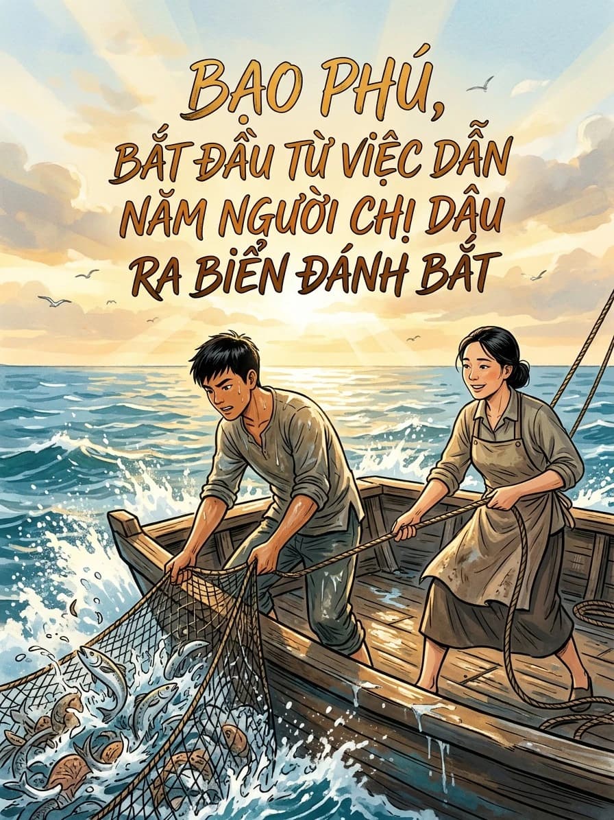Bạo Phú, Bắt Đầu Từ Việc Dẫn Năm Người Chị Dâu Ra Biển Đánh Bắt