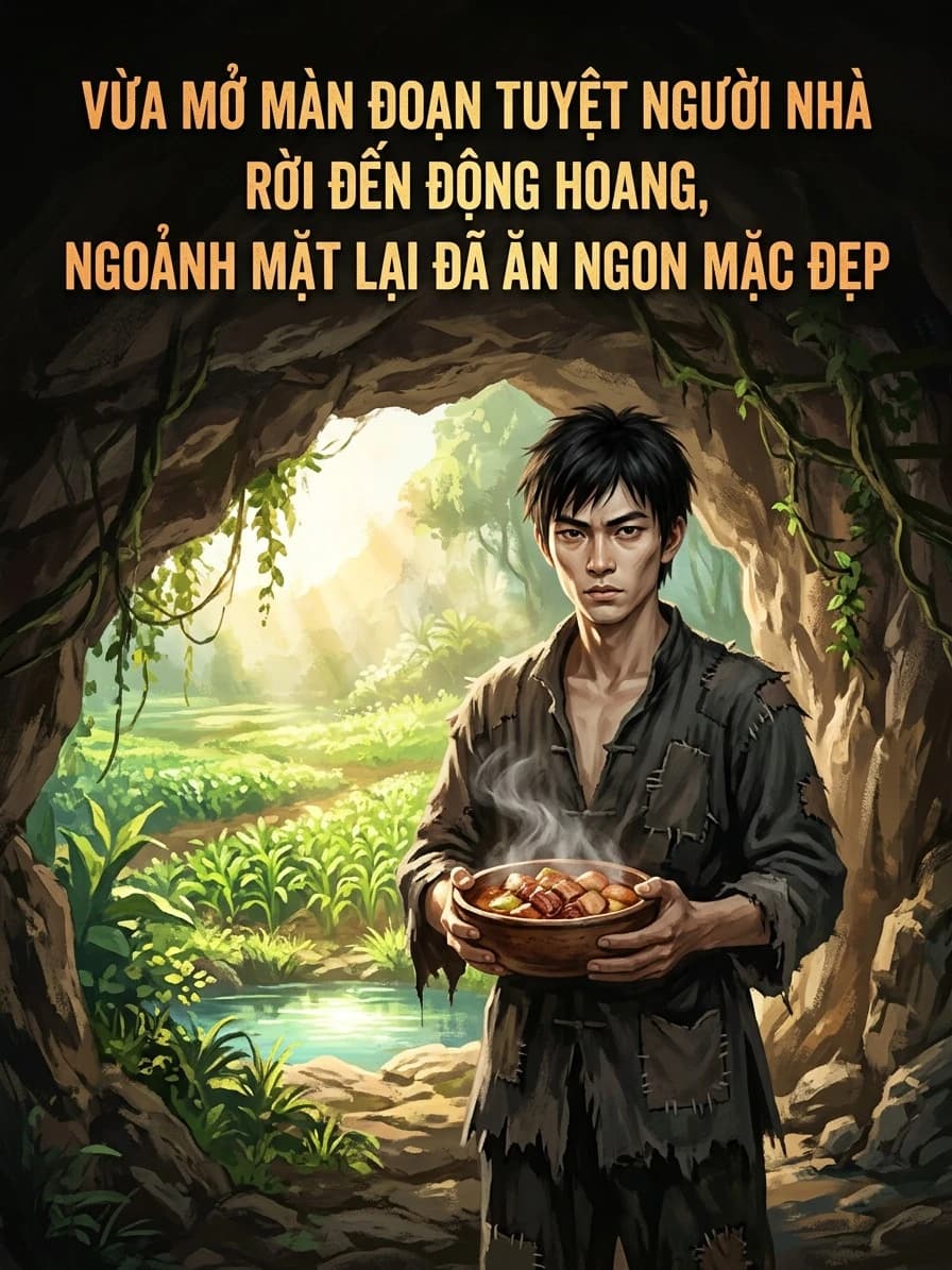 Vừa Mở Màn Đoạn Tuyệt Người Nhà Rời Đến Động Hoang, Ngoảnh Mặt Lại Đã Ăn Ngon Mặc Đẹp