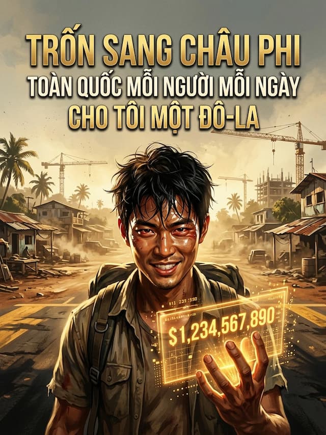 Trốn Sang Châu Phi: Toàn Quốc Mỗi Người Mỗi Ngày Cho Tôi Một Đô-La